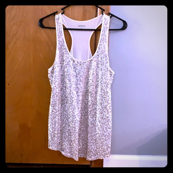 Express Tops - Sequin tank top